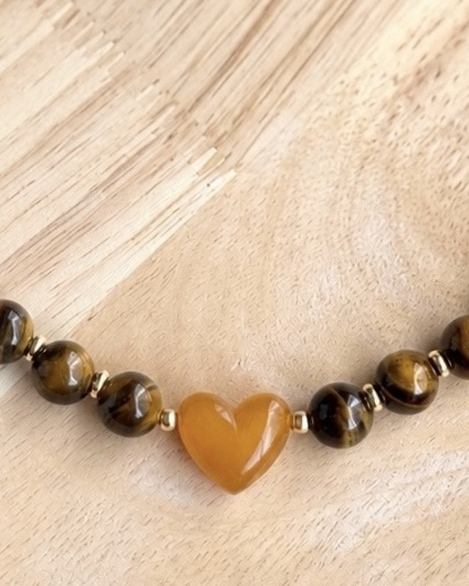 Collier Eva - Oeil de tigre